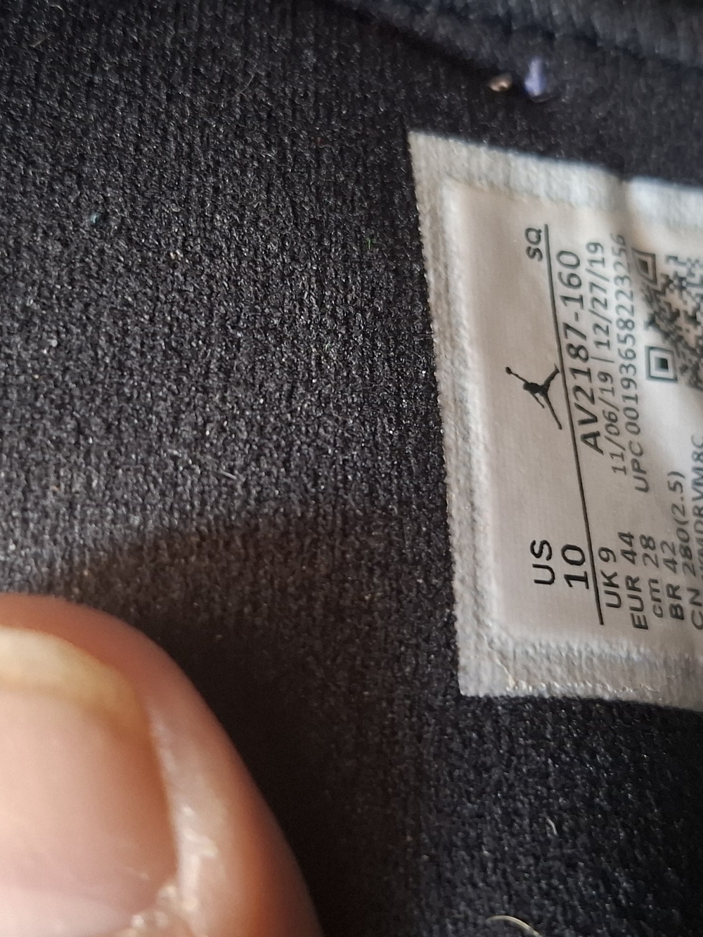 Jordan Men’s Black Jeans – Size 10